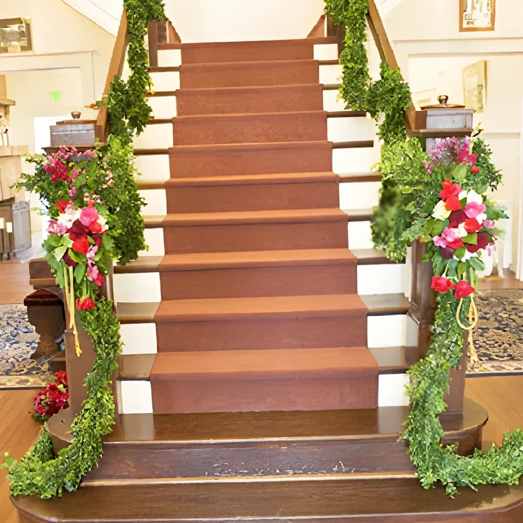 Baby Eucalyptus & Salal Garland - alternative 1