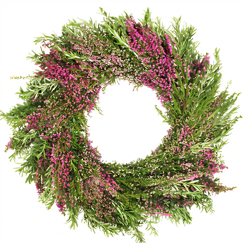 Wreath Heather & Rosemary Greenery - main
