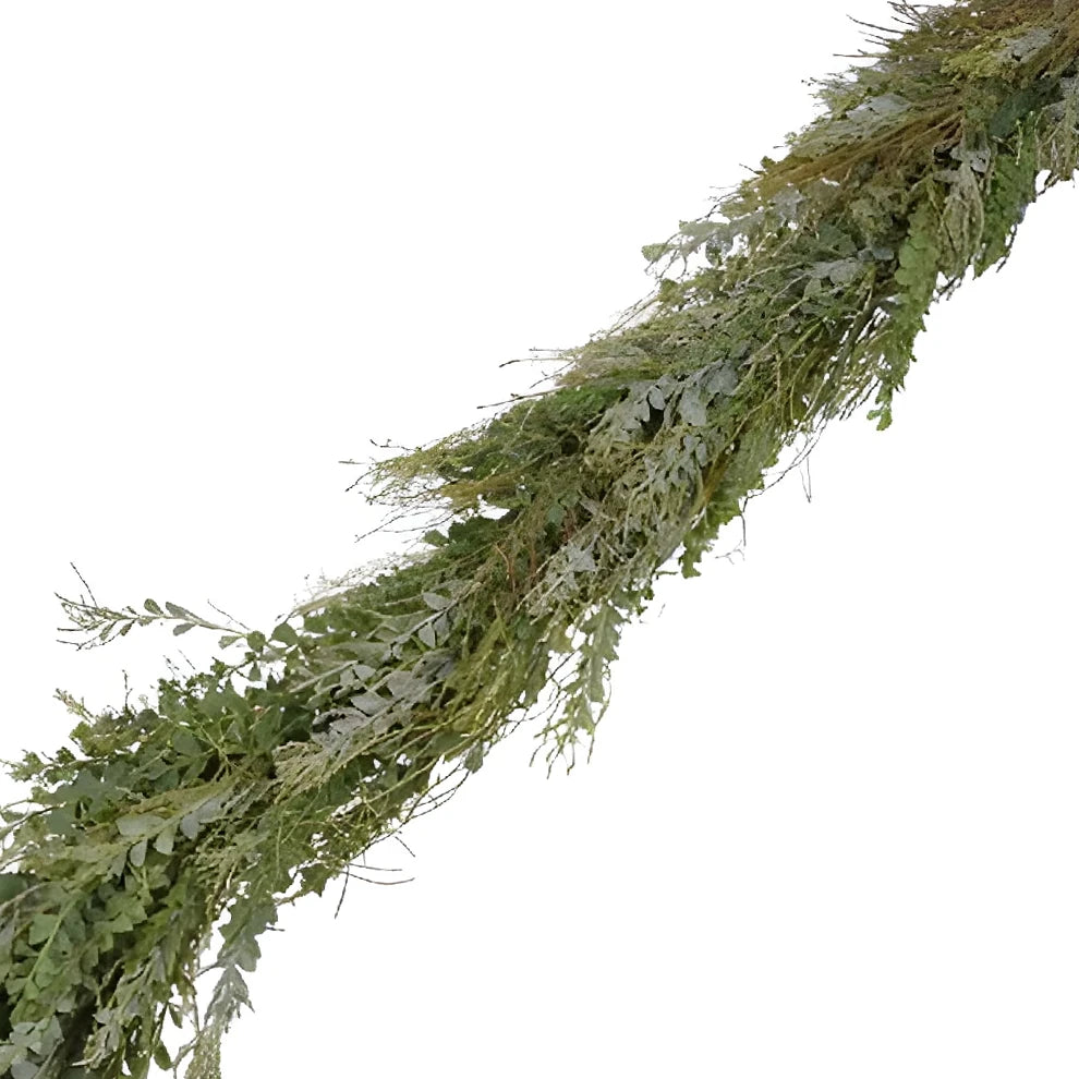 Green & Grey Knifeblade Acacia Garland - alternative 1