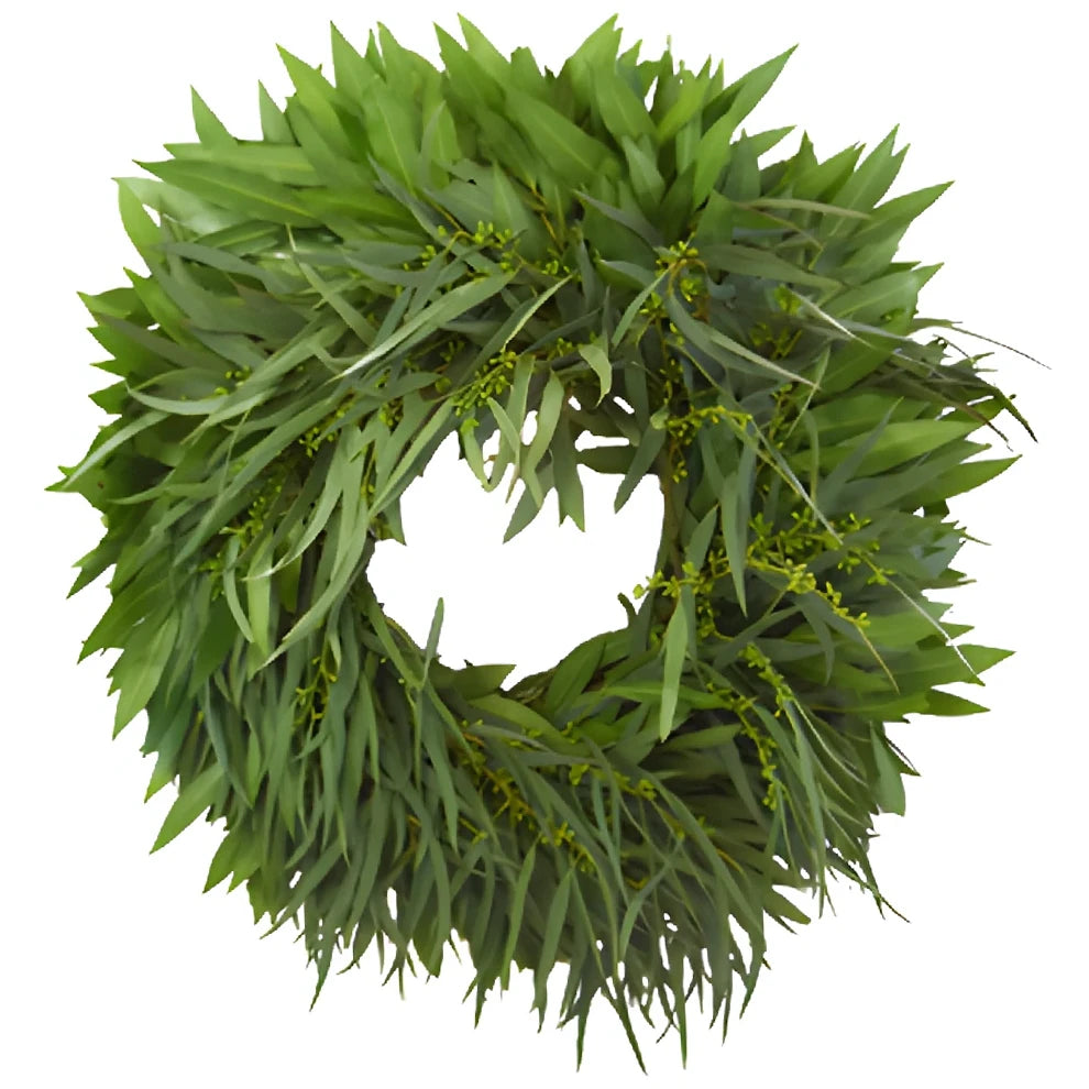 Wreath Bayleaf & Willow Greenery - alternative 1