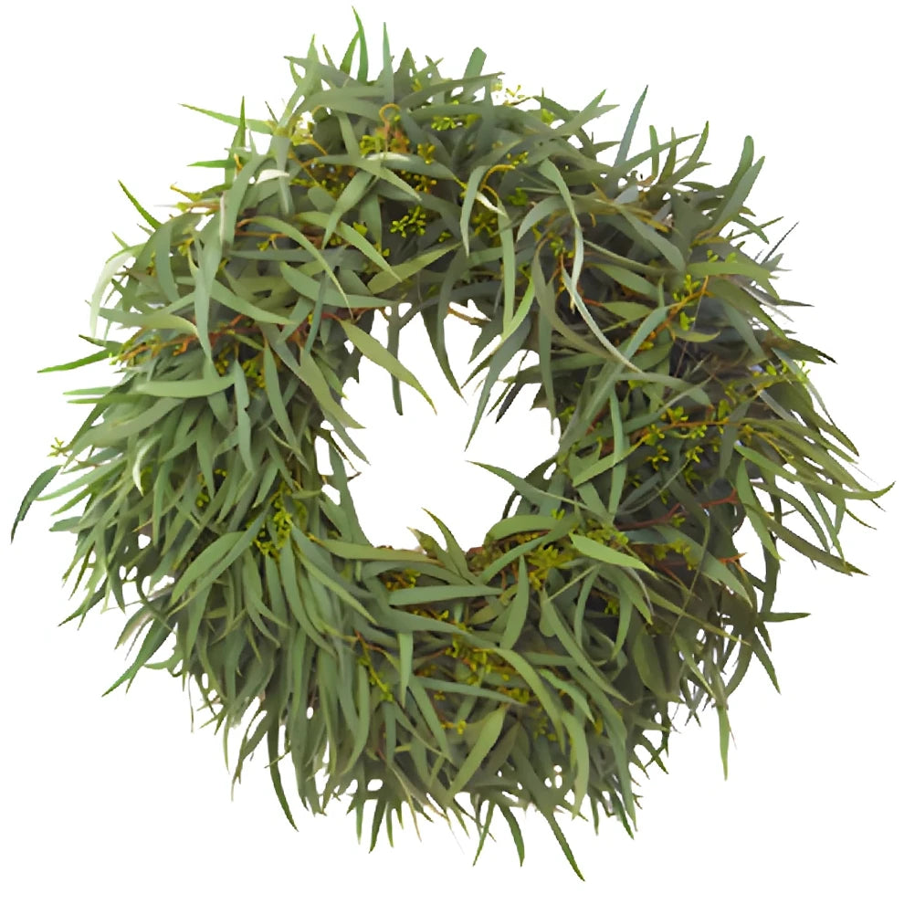 Wreath Willow Seeded Euc Greenery - alternative 1
