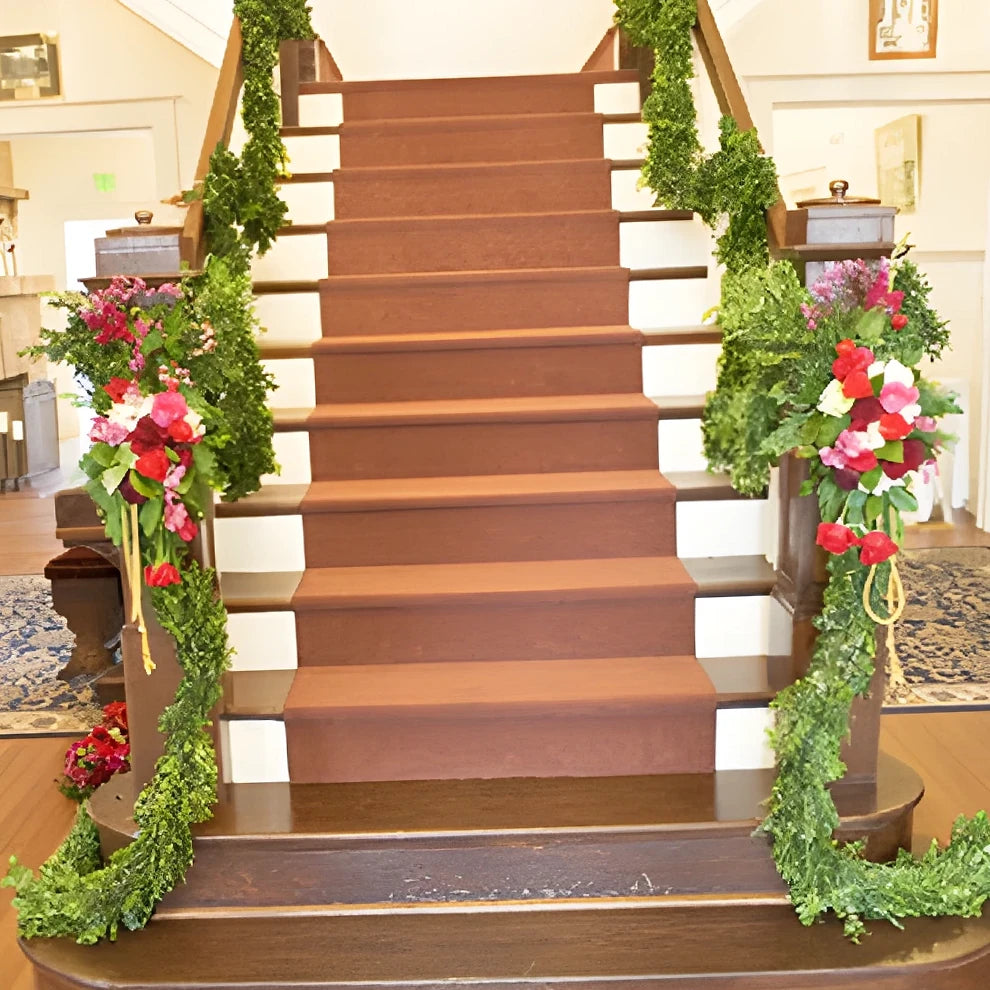 Baby Eucalyptus & Salal Garland - main