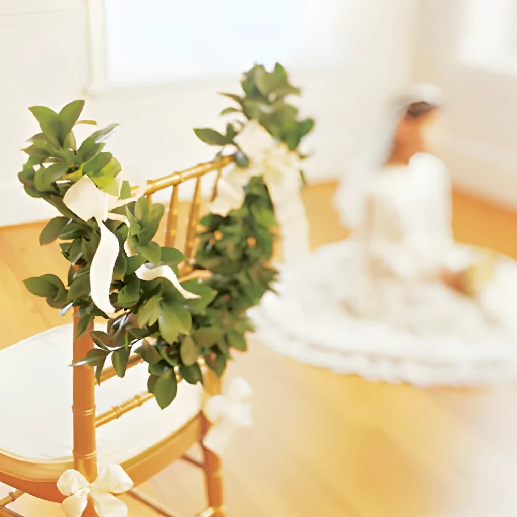 Baby Eucalyptus & Salal Garland - alternative 3