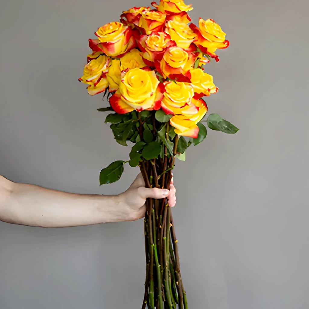 High & Yellow Roses Standard - alternative 2