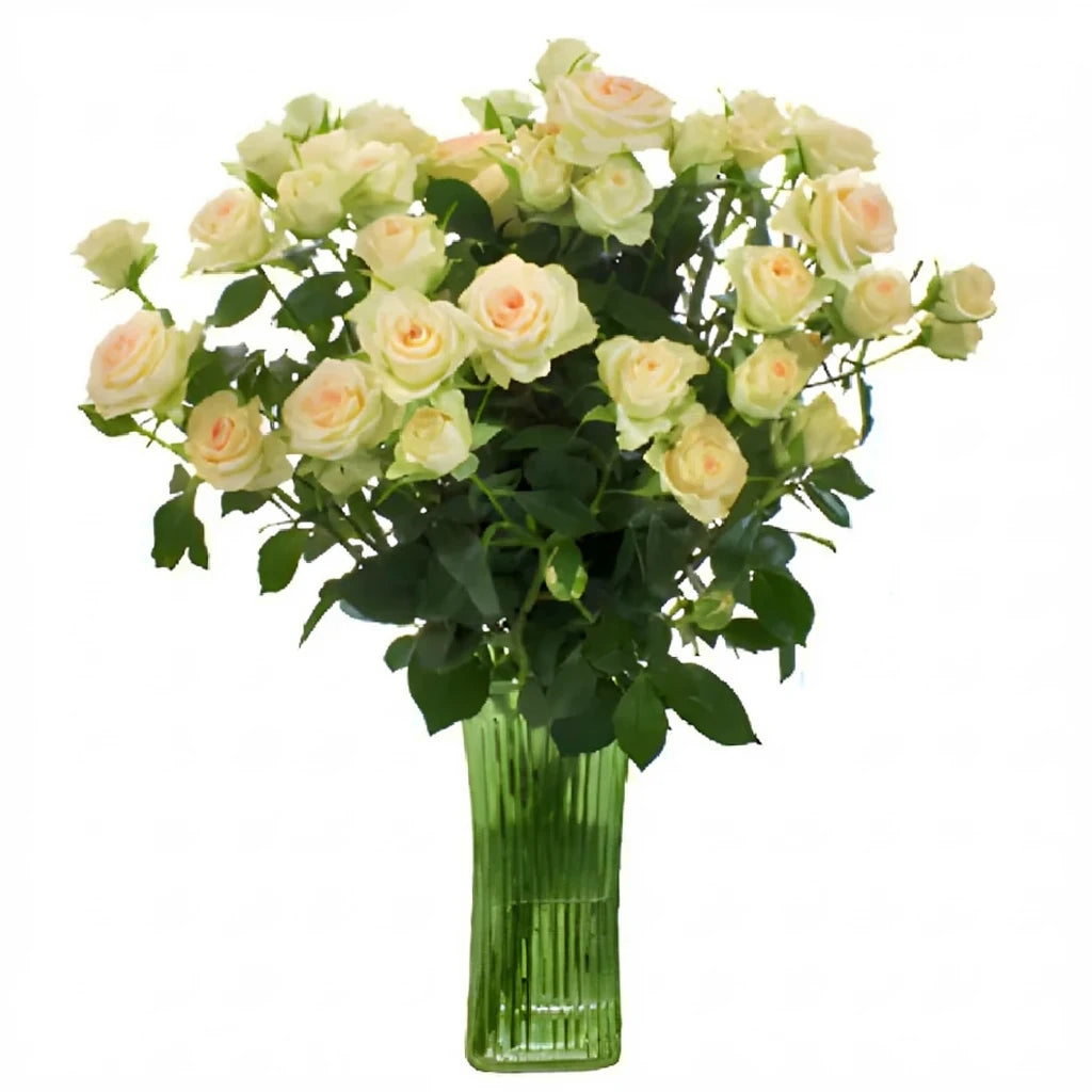 Peach Roses Spray - main