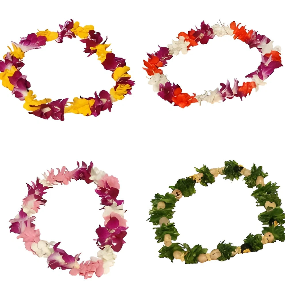 Assorted Orchids Leis - main